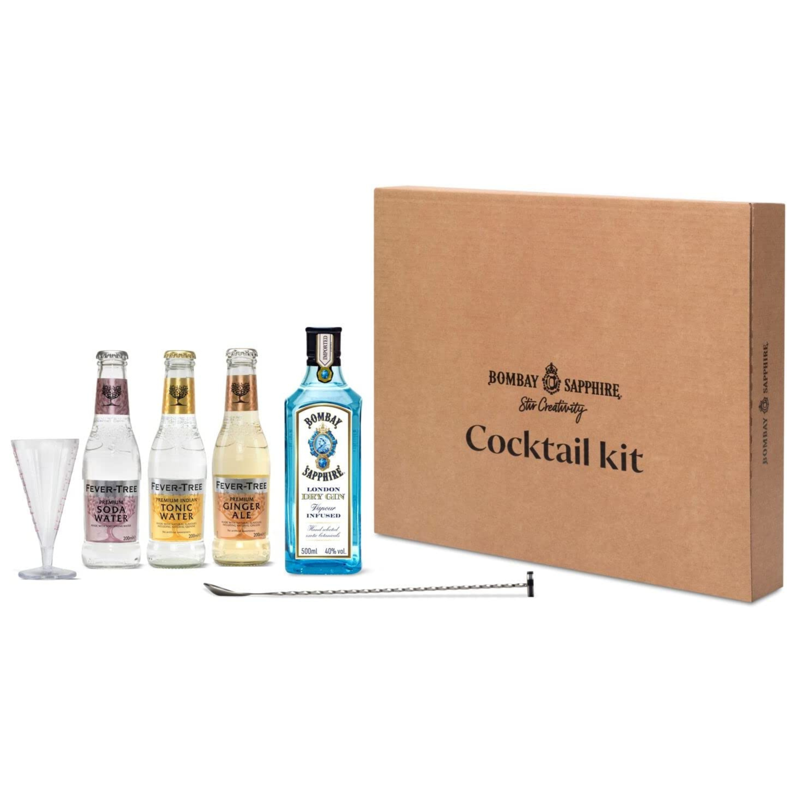 Coffret cadeau cocktail Bombay Sapphire & Tonic - – Cocktails & Cie