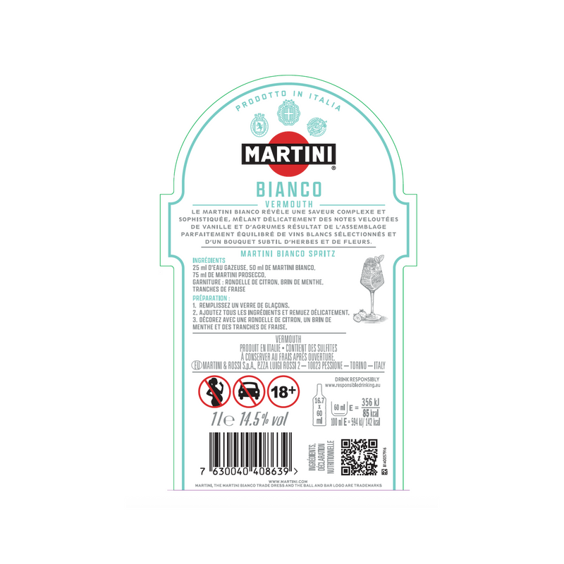 Martini Bianco - Édition 2025