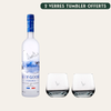 Grey Goose Original 70cl & 2 verres tumbler offerts