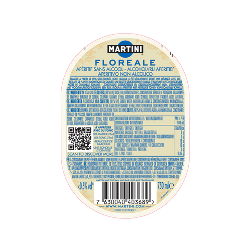 Martini Floreale sans alcool - Édition 2025