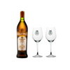 Kit Noilly Prat Ambré & 2 verres à vin <br> Vermouth de France <br> <I>75cl</I>