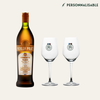 Kit Noilly Prat Ambré & 2 verres à vin