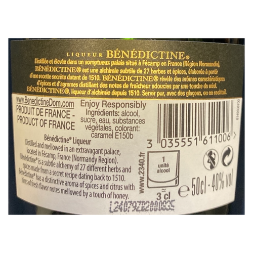 Bénédictine DOM 50cl