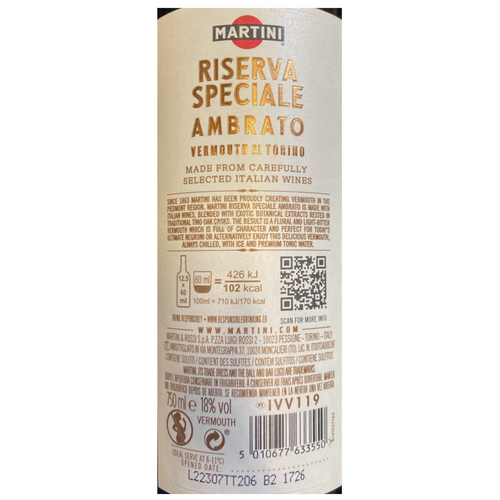 Martini Riserva Speciale Ambrato