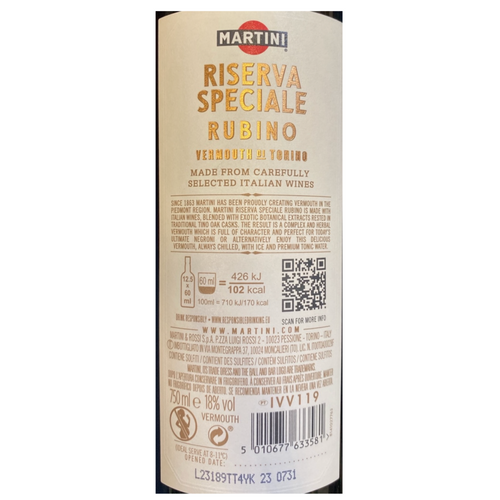 Martini Riserva Speciale Rubino