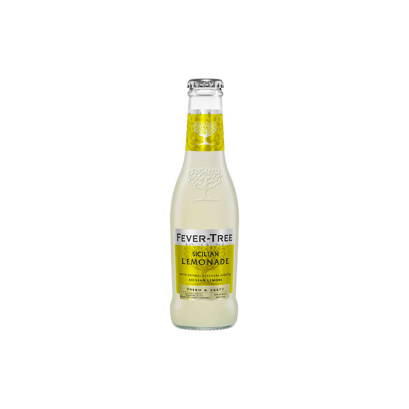 Fever Tree - Sicilian lemonade 20cl - tonic premium, parfait pour cocktails et gin tonic