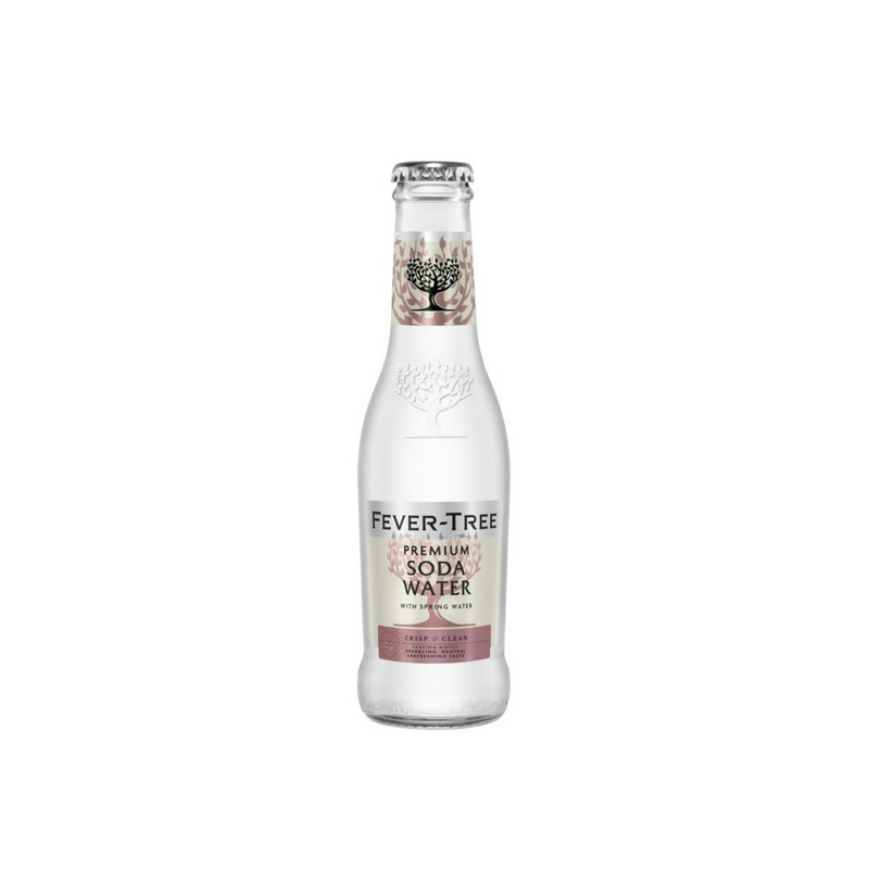 Fever Tree - Soda Water 20cl - tonic premium, parfait pour cocktails et gin tonic