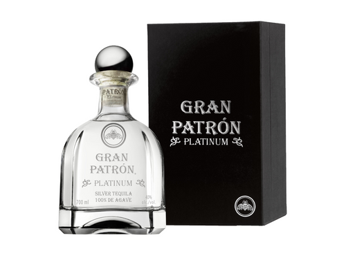 Patron Platinum <br> Tequila artisanale veillie en fûts de chênes <br> <I>70cl</I>