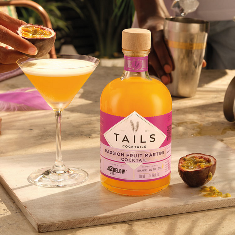 Tails - Passion fruit Martini - cocktail prêt à servir