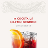 Coffret cocktail Negroni MARTINI