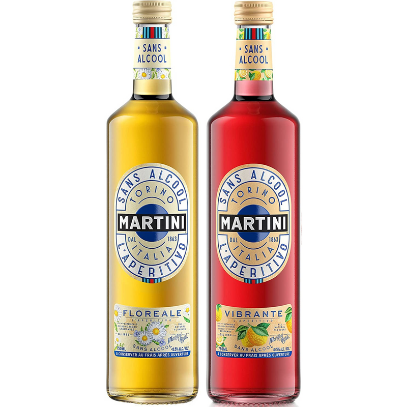 Pack Martini sans alcool - Floreale & Martini Vibrante 75cl