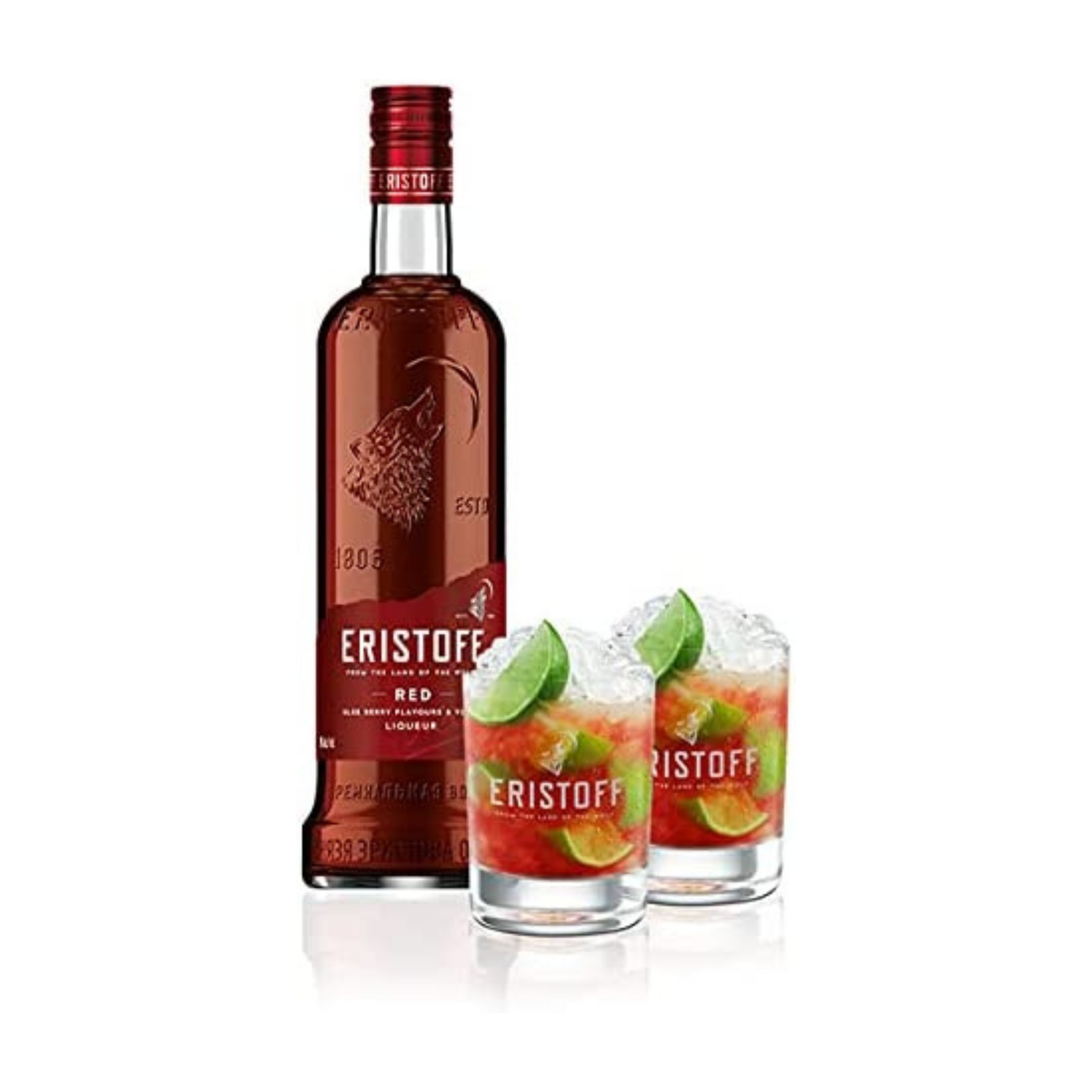 Eristoff Red - vodka saveur fruits rouges – Cocktails & Cie